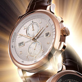LOBINNI Men Watch Switzerland Luxury Brand Automatic Mechanical Men's Wirstwatches Sapphire Leather Tracymeter relogio L16001-3