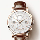 LOBINNI Men Watch Switzerland Luxury Brand Automatic Mechanical Men's Wirstwatches Sapphire Leather Tracymeter relogio L16001-3