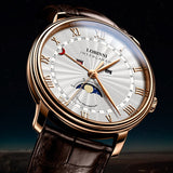 LOBINNI Men Watches Switzerland Luxury Brand Watch Men Sapphire Waterproof Moon Phase reloj hombre Japan Miyota Movement L3603M
