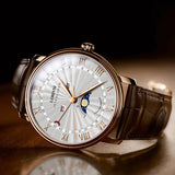LOBINNI Men Watches Switzerland Luxury Brand Watch Men Sapphire Waterproof Moon Phase reloj hombre Japan Miyota Movement L3603M