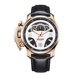 2019 Reef Tiger/RT Top Brand Luxury Men Sport Watches Chronograph Luminous Rose Gold Waterproof Analog Watches RGA2105