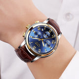 2019 LIGE Mens Watches Top Brand Luxury Men's Sport's Watch For Men Casual Leather Waterproof Watch Quarzt Clock Erkek Kol Saati