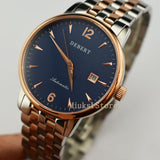40mm GMT blue Automatic men watches date schwarz Zifferblatt Saphirglas Luminous sapphire glass PVD De luxe En Acier Plein Noir