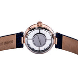 Kenneth Cole Womens Watches See-through Leather Buckle Quartz Blue Waterproof Original Luxury Brand Watches For Women KC2643