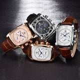 BENYAR Sports Military Men Watches 2019 Top Luxury Brand Man Chronograph Quartz-watch Leather Army Male Clock Relogio Masculino