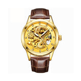 FNGEEN Men Watch Design Business Gold Dragon Mens Top Brand Luxury Automatic Fashion Mechanical Watch Clock Relogio Masculino