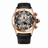 Reef Tiger Aurora Serier RGA703 Men Fashion Multifunction Concept Dial Automatic Mechanical Wrist Watch With Year Month Calendar