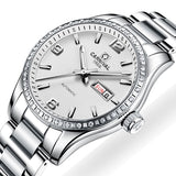 Carnival watch men's mechanical watch automatic movement date stainless steel watch clock
