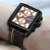 NAVIFORCE Men Fashion Creative Quartz Wrist Watch Sports Watches Top Brand Waterproof Leather Strap Clock Male Relogio Masculino