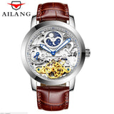 AILANG 2017 New Luxury Casual Clock Men Automatic Watch Skeleton Business Watch Mechanical Relogio Male Montre Watch Mens Reloje