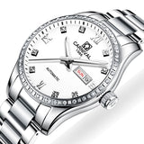 Carnival watch men's mechanical watch automatic movement date stainless steel watch clock