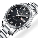 Carnival watch men's mechanical watch automatic movement date stainless steel watch clock