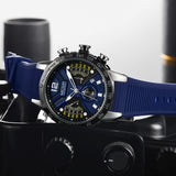 2019 New Top Brand Luxury Male MEGIR Men Sport Watch Date Chronograph Silicone Strap Quartz Army Military Watches Clock Gift Box