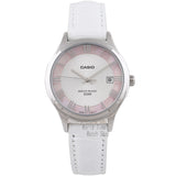 Casio watch Analogue Women's Quartz Watch Elegant Simple Leather Strap Steel Belt Waterproof Pointer Watch  LTP-E142