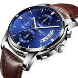 NIBOSI 2353 Top Luxury Brand Watch Men Quartz Waterproof Army Military Men Watch Relogio Masculino