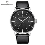 PAGANI DESIGN Brand Watch Men Automatic Mechanical Wristwatches Mens Leather Waterproof Watches New Men's Clock relojes hombre