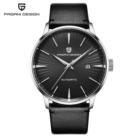 PAGANI DESIGN Brand Watch Men Automatic Mechanical Wristwatches Mens Leather Waterproof Watches New Men's Clock relojes hombre