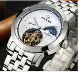 high quality AILANG Tourbillon men's watches best brand lux sapphire waterproof automatic mechanical watches, men watches