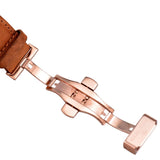 Reef Tiger/RT Sport Watch for Men Chronograph Quartz Watch With And Super Luminous Watch Italian Calfskin Leather Band RGA3029