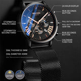 BELUSHI NEW Quartz Watch Men Casual Watches Men's Clock Male Sports Wristwatch Men Watches Stainless Steel hodinky ceasuri saat