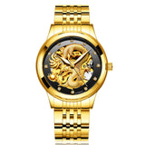 FNGEEN Men Watch Design Business Gold Dragon Mens Top Brand Luxury Automatic Fashion Mechanical Watch Clock Relogio Masculino