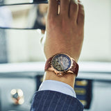 2019 New Design OBLVLO Brand Luxury Transparent Hollow Skeleton Watches for Men Tourbillon Rose Gold Automatic Watches OBL3609