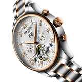 2018 Men's Watches De Luxe Top Brand KINYUED Sapphire Mechanical Fashion Casual Sport Watch Wristwatch Men's Relogio Wrist Watch