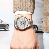 2018 Men's Watches De Luxe Top Brand KINYUED Sapphire Mechanical Fashion Casual Sport Watch Wristwatch Men's Relogio Wrist Watch