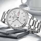Carnival watch men's mechanical watch automatic movement date stainless steel watch clock