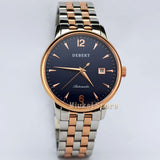 40mm GMT blue Automatic men watches date schwarz Zifferblatt Saphirglas Luminous sapphire glass PVD De luxe En Acier Plein Noir