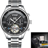LIGE Watches Men's Automatic Machinery Business Waterproof Clocks Men's Watches Luxury Fashion Casual Watch Relogio Masculino