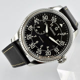 45mm Black Sea Automatic men watches date schwarz Zifferblatt Saphirglas Luminous sapphire glass De luxe En Acier Plein Noir