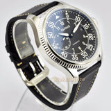 45mm Black Sea Automatic men watches date schwarz Zifferblatt Saphirglas Luminous sapphire glass De luxe En Acier Plein Noir