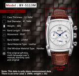 BENYAR Sports Military Men Watches 2019 Top Luxury Brand Man Chronograph Quartz-watch Leather Army Male Clock Relogio Masculino