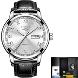 LIGE Watch Men Fashion Sports Quartz Full Steel Gold Business Men‘s Watches Top Brand Luxury Waterproof Watch Relogio Masculino