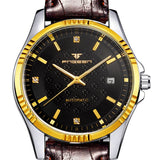 FNGEEN Mechanical Watches Men Hodinky Steel 30M Waterproof Automatic Watch Male Skeleton Wrist Watch Clock Man Mechanical Watch