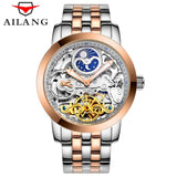 AILANG 2017 New Luxury Casual Clock Men Automatic Watch Skeleton Business Watch Mechanical Relogio Male Montre Watch Mens Reloje