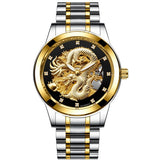FNGEEN Men Watch Design Business Gold Dragon Mens Top Brand Luxury Automatic Fashion Mechanical Watch Clock Relogio Masculino