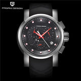 Mens Watches Top Luxury Brand PAGANI DESIGN Sport Military Quatz Watch Silicone Strap Chronograph Waterproof Men's Wrist watch