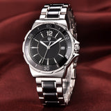 Pagani Brand Ladies Dress Quartz Watches Relogio Feminino Diamond Gorgeous Analog Display Ceramic Black Wristwatch For Women