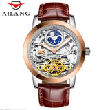 AILANG 2017 New Luxury Casual Clock Men Automatic Watch Skeleton Business Watch Mechanical Relogio Male Montre Watch Mens Reloje