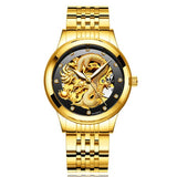 FNGEEN Men Watch Design Business Gold Dragon Mens Top Brand Luxury Automatic Fashion Mechanical Watch Clock Relogio Masculino