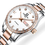 Carnival watch men's mechanical watch automatic movement date stainless steel watch clock