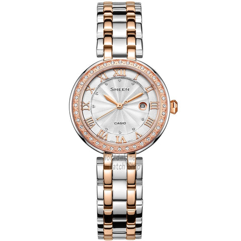 Casio watch Swarovski Crystal women watches top brand luxury set ladies watch women 50mWaterproof Quartz Sport clock reloj mujer