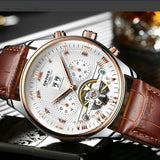 2018 Men's Watches De Luxe Top Brand KINYUED Sapphire Mechanical Fashion Casual Sport Watch Wristwatch Men's Relogio Wrist Watch