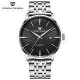 PAGANI DESIGN Brand Watch Men Automatic Mechanical Wristwatches Mens Leather Waterproof Watches New Men's Clock relojes hombre