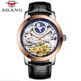 AILANG 2017 New Luxury Casual Clock Men Automatic Watch Skeleton Business Watch Mechanical Relogio Male Montre Watch Mens Reloje