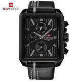 NAVIFORCE Men Fashion Creative Quartz Wrist Watch Sports Watches Top Brand Waterproof Leather Strap Clock Male Relogio Masculino