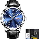 LIGE Watch Men Fashion Sports Quartz Full Steel Gold Business Men‘s Watches Top Brand Luxury Waterproof Watch Relogio Masculino
