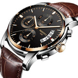 NIBOSI 2353 Top Luxury Brand Watch Men Quartz Waterproof Army Military Men Watch Relogio Masculino
